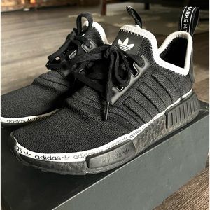 Adidas Originals NMD_R1 Black Tape Logo